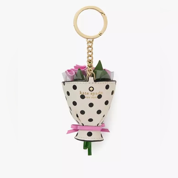 Kate spade Flora Flower Keychain - Picture 9 of 9